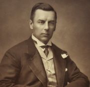 Photography - 19th Century School, Portraits of Joseph Chamberlain (1836-1914) and Henry Irving (