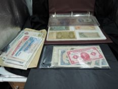A collection of World Banknotes, Strait Settlements 25 Cents 1917 Specimen, signed Marriott, Hong