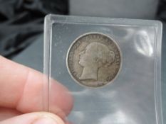 Six Queen Victoria Silver Shillings, 1858 Young Head, 1887 x3 with Jubilee Heads, 1900 x2 Old Heads,