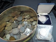 A collection of World Coins including many early coins, small amount of Silver including 1973 Cook