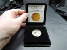 A Royal Mint United Kingdom 1982 Queen Elizabeth II Gold Proof Sovereign, in plastic capsule and