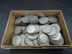 A collection of GB Silver Shillings, Queen Victoria 1887 x2, George V & George VI, approx 9oz of