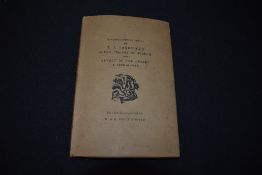 T. E. Lawrence. German-Reed, T. - Bibliographical Notes on T. E. Lawrence's Seven Pillars of
