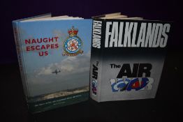 Military History. Falklands: The Air War. British Aviation Research Group, 1986. Signed by one of
