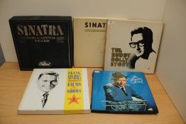 A selection of box sets with the majority being by Frank Sinatra - boxes have some wear , contents