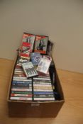 A large quantity of cassette tapes , rock , pop , country , 1960's and more on offer here -
