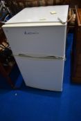A LEC fridge freezer, approx dimensions W47 D50 H84cm