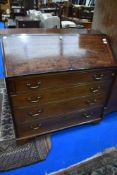 A Georgian mahogany bureau