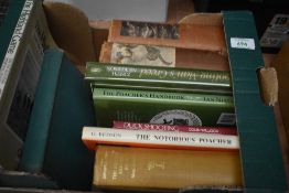 A selection of shooting related books including Lonsdale Library and A Shooting Mans Creed by Joseph