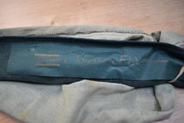 A 2pc Shakespeare Odyssey fly rod 2.7m #6-7 in original sleeve and a Shakespeare Omni 8ft 3pc #5