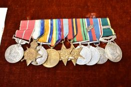 A British Empire Medal Group to Flying Officer E.H.HANSON.Royal Air Force Volunteer Reserve, British