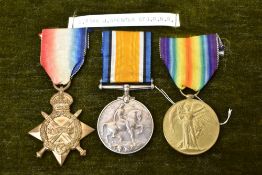 A WWI Trio, 1914-15 Star, War and Victory Medals to S7346 J.Spencer.STO.RNR, War and Victory do
