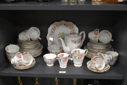 A quantity of Royal Stafford Rochester patterned tableware, decorated with a foliate pattern,