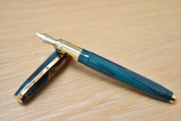A Visconti Van Gogh ' The Novel Reader' converter fill fountain pen No0322 with bottle of Visconti