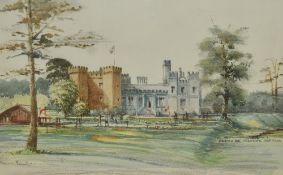 *Local Interest - Mario Ottonello (1929-2012), watercolour and pencil, 'Lancaster Golf Club',