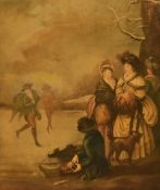 After Francesco Bartolozzi RA (1727-1815, Italian), coloured engravings, Months of the Year,