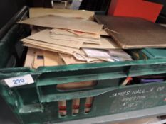 GB 1970's-2000's LARGE MNH COLLECTION OF GUTTER BLOCKS, FDC's & PRES PACKS Old plastic crate, full