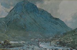 *Lake District Interest - After Alfred Heaton-Cooper (1863-1929, British), coloured print, 'Great