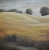 After Donna McGinnis (20th Century, British), wall print on canvas, 'Marshside', measuring 90cm x
