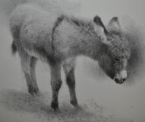 After William Geldart (b.1936, British), print, Christmas Donkey, limited edition 484 of 600,