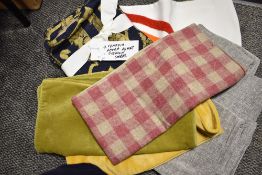 Four Laura Ashley 'Venezia' cushion covers and an assortment of high quality velvet, chenille and