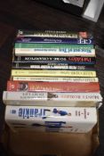 A collection of books, of horse racing interest.