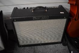 A Fender Deluxe Hotrod guitar amplifier, serial number B-092590