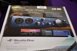 A PreSonus audiobox iTwo interface