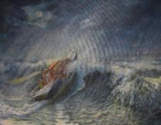 *Local Interest - Terry Marshall (Contemporary, British), oil on canvas, 'Into The Sublime',