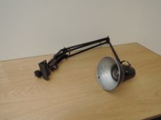 WW11 Air Ministry Navigators Lamp Herbert & Terry Model 5c/1079, marked AM 5C/1079 HT & S, as used