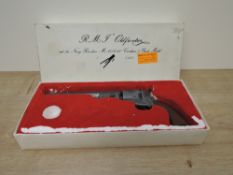 A Blank Fire Navy Revolver M1851-69 Civilian and Yank Model, in original box, Purchaser must be over
