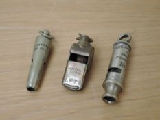 Three Whistles, The Metropolitan Special Constable 1914, Liverpool City Police and The Acme