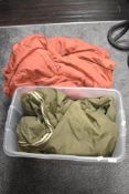 A possible Czech Army or similar sleeping bag, with detachable blue material liner.
