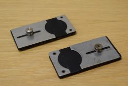 Two Swiss watch glass fitting tools