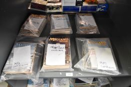 A shelf of 1950's Meccano Magazines, 72 in total, all years appear to be complete, 1952-1954,