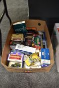 A box of modern die-casts including Days Gone Vanguards, Maisto Supercar, Cararama etc, all boxed,