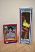 A Pelham Standard Puppet, SL7 Pinocchio in original blue window display box along with a CI