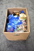 A box of 1980's/90's McDonalds Happy Meal Toys, mostly sorted into sets
