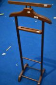 A traditional valet stand