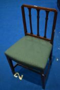 A Regency style railback dining chair