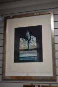 Brenda Hartill (20th Century, British), artist's proof, 'Silver Meltdown II', an abstract