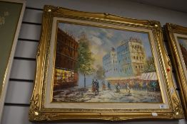 20th Century Continental School, in the style of Caroline Burnett (1877-1950), oil on board, Two