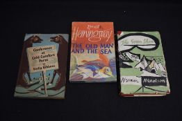 Literature. Three titles: Stella Gibbons - Conference at Cold Comfort Farm. London: Longmans,