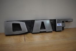 A vintage Daf lorry badge