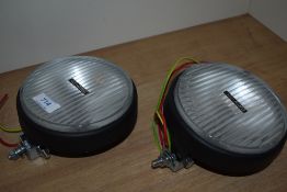 A pair of Ring car spotlights