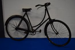 A 1920 - 30's Raleigh Ladies Bicycle