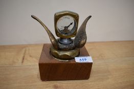 A car mascot calorimeter