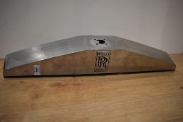 A Rolls Royce radiator grill top
