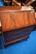 A reproduction bureau, width approx. 74cm