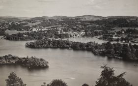 *Local Interest - 20th Century School, photographic prints, Two depictions of Windermere, Lake